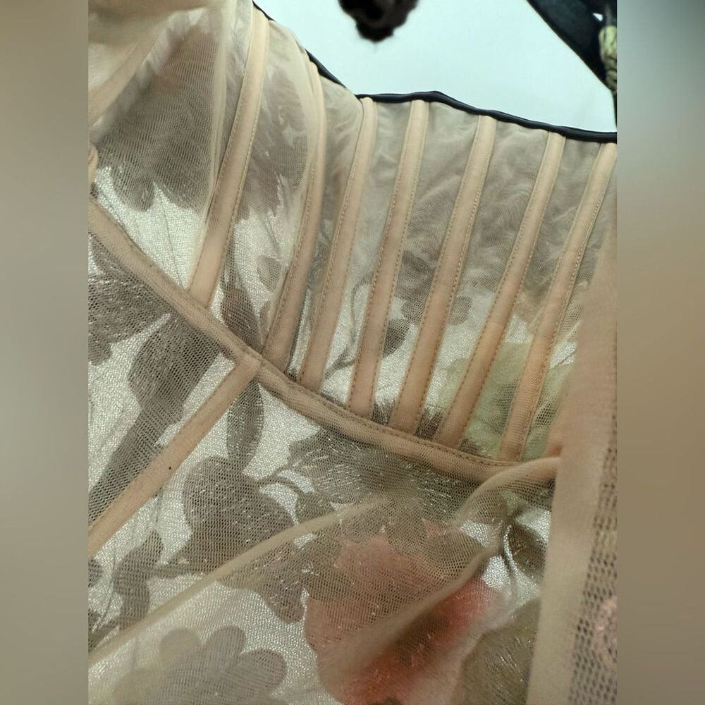 NWOT BRONX AND BANCO Bouquet Maraya Mini Dress in Black Multi, szie L - Picture 13 of 16